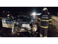 Otomobil ile minibüs kafa kafaya çarpıştı: 1 ölü, 6 yaralı