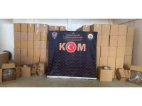 Antalya’da son 1 haftada 5,6 milyon kaçak makaron ele geçirildi