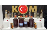 Isparta’da kaçak alkol ve sigara operasyonu