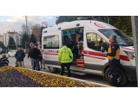 İki motosiklet çarpıştı: 1 yaralı