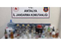 Kemer’de kaçak ve sahte içki ele geçirildi