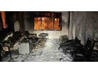Alevlere teslim olan apartman dairesi kullanılmaz hale geldi