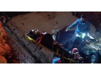 Kahramanmaraş’ta otomobil köprüden uçtu 1’i ağır 4 kişi yaralandı