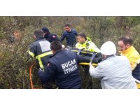 Burdur’da otomobil uçuruma düştü: 1 yaralı