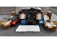 Mersin’de kaçak tütün ve makaron ele geçirildi