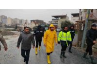 Tarsus’ta yoğun yağış sonrası tam saha müdahale