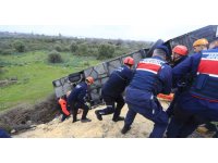 Kazada yaralanan yolcu o anları anlattı: "Önce yan yatıp süründük, sonra bariyer saplandı"