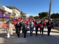 Silifke’de bayrak yürüyüşü