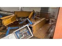 Faal olmayan Su Temin Projesi Tesisine girip 6 milyon liralık malzeme çaldılar