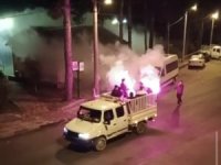 Adana’da ilk sahurda meşaleli davul şovu