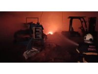 Payas’ta marangoz atölyesinde yangın