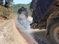 Karacaören ve Yenikışla grup yolu asfaltlanıyor