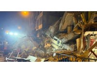 Kontrollü yıkımda çöken binada canlı izine rastlanmadı