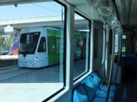 3. Etap Raylı sistem test ediliyor