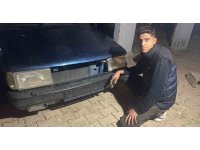 Arkadaşına selam vermek için bastığı kornadan ses çıkmayınca çalındığını fark etti