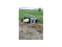 Isparta’da şarampole yuvarlanan traktörün sürücüsü yaralandı