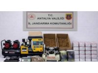 Alanya’da 17 kilogram kıyılmış tütün ele geçirildi