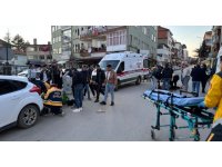 Isparta’da aydınlatma direğine çarpan motosikletteki 2 kişi yaralandı