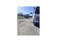 Isparta’da tır ile otomobil çarpıştı: 2 yaralı