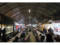 Uzun Çarşı’da iftar sofrası kuruldu