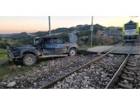 Tren pikaba çarptı