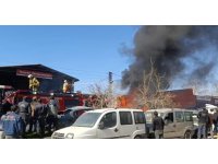 Kahramanmaraş’ta sanayi sitesinde yangın