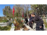 Bozyazı’da öğrencilerden şehitlere ziyaret