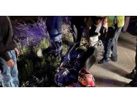 Otomobil ile motosiklet çarpıştı:2 yaralı