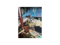 Sobadan sıçrayan kıvılcımlar evi ve çadırı alevlere teslim etti