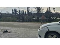 Antakya’da otomobille çarpışan motosikletin sürücüsü hayatını kaybetti