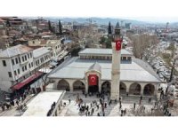 Depremde hasar gören 583 yıllık Ulu Cami yeniden ibadete açıldı