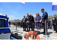 Şehit Veysel Özkayacan’ın adı verilen karakol botu mavi vatanda göreve başladı