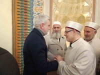 Tarihi Ulu Cami’de deprem sonrası ilk bayram namazı kılındı