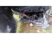 Alanya’da çamaşır makinesi yangını korkuttu