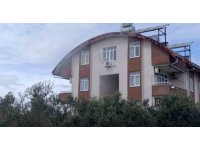 Otel lojmanında çıkan yangın korkuttu