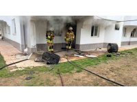 Kahramanmaraş’ta binada yangın paniği