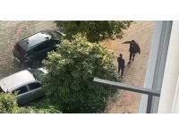 Ayrıldığı eşini ayaklarından vuran şahıs, havaya da ateş açmış