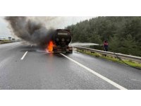 Osmaniye’de akaryakıt tankerinde çıkan yangın söndürüldü