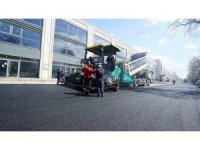 Kahramanmaraş’ta yapımı tamamlanan Toptancılar Sitesi yoluna asfalt