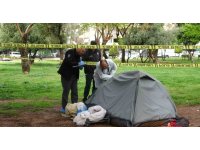 Parka kurduğu çadırda yaşayan adam ölü bulundu