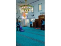 Antakya’da ibadethane temizliği çalışmaları sürüyor