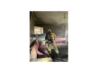 Samadağ’da ev yangını