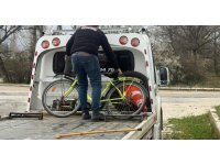 Isparta’da kazada 83 yaşındaki bisikletli ağır yaralandı