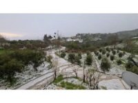 Osmaniye’de dolu yağışı