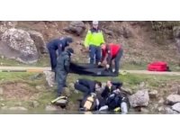 Balık tutmaya gittiği gölette boğuldu