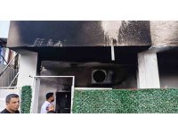 Klima patladı, evde yangın çıktı