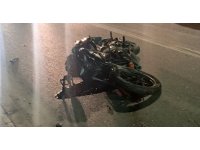 Hafif ticari araçla çarpışan motosiklet sürücüsü hayatını kaybetti