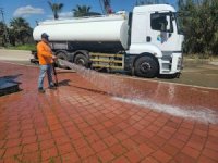 Çukurova Belediyesi’nden park ve yeşil alanlarda yoğun mesai