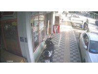 Kendi motosikleti gibi çalıp götürmesi saniyeler sürdü