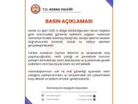 Adana Valiliğinden taşkın uyarısı